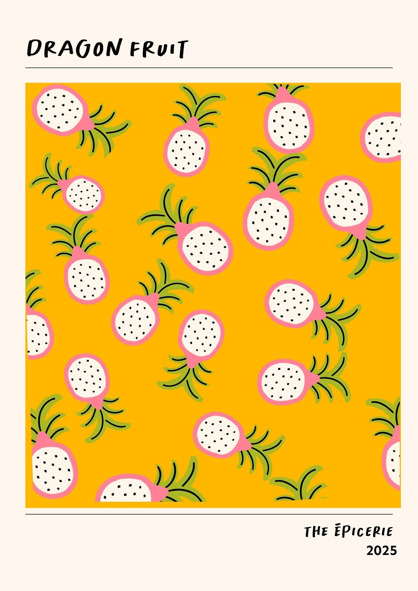 Dragon Fruit Kitchen Print Collection